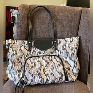 Aimee Kestenberg nylon python work bag